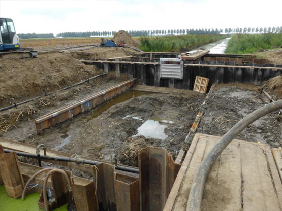 Nieuwbouw stuwen Zuiderzeeland